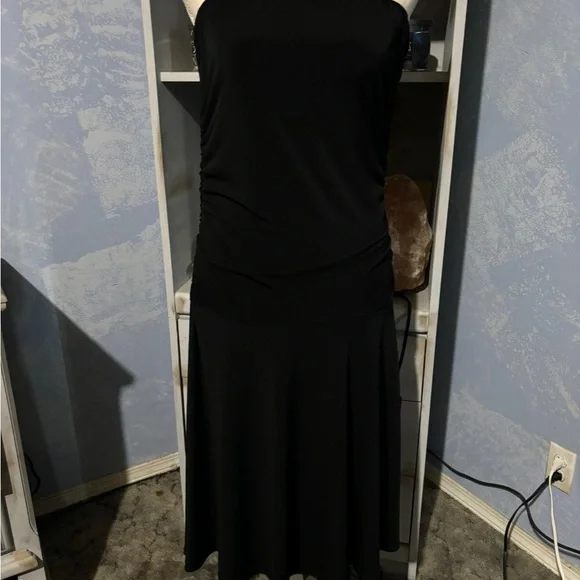 🛍Bundle sale🛍Elegant Black Strapless Dress Xl - Picture 2 of 8
